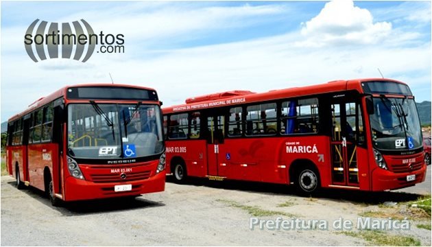 Ônibus Vermelhinho em Marica - Transporte Público Gratuito