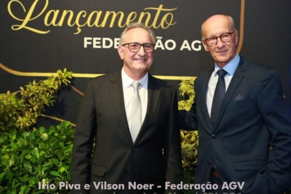 Irio Piva e Vilson Noer -Federação AGV - Sortimento Espaço Empresarial