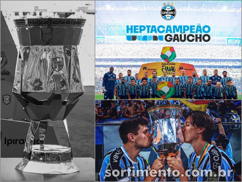 Grêmio HeptaCampeão Gaúcho 2024 - sortimento.com.br - Sortimento Futebol