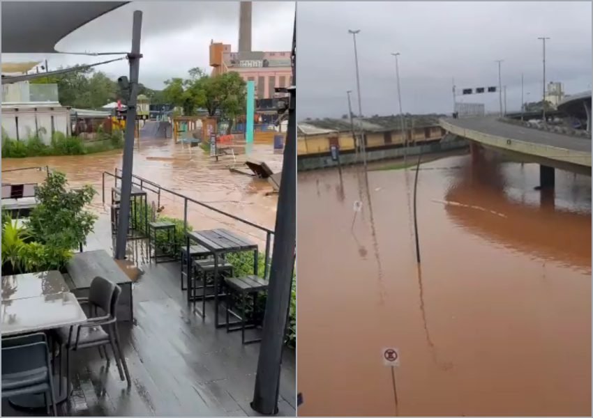 Fotos e Notícias enchente em Porto Alegre 2024 - sortimento noticias
