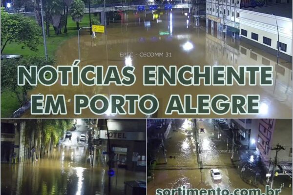 Fotos e Notícias enchente em Porto Alegre 2024 - sortimento noticias