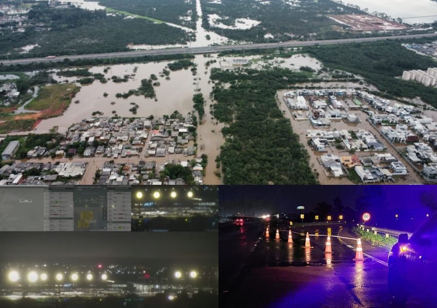 Notícias enchente no Rio Grande do Sul : boletim das 22h destaca Gravataí, Porto Alegre, Sistema Penitenciário, energia e Aeroporto Salgado Filho