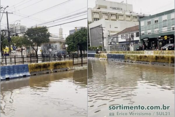 Porto Alegre Enchente 2024 - Alagamento na Avenida Érico Veríssimo - sortimento.com.br