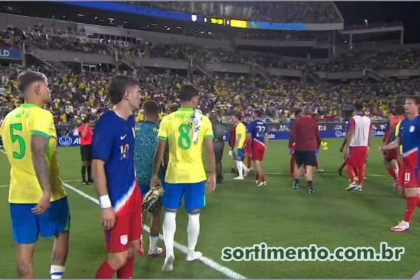 Jogo Amistoso Seleção Brasileira Estados Unidos 1 x 1 Brasil