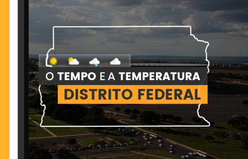 PREVISÃO DO TEMPO: quarta-feira (12) com tempo aberto no Distrito Federal
