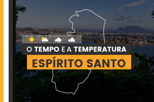 PREVISÃO DO TEMPO: quarta-feira (12) com tempo claro no Espírito Santo