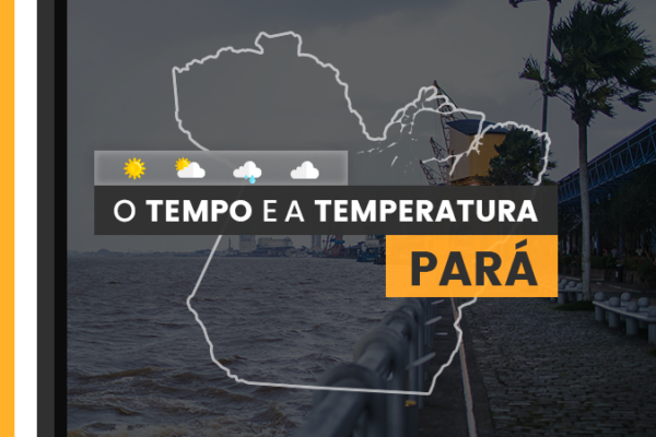 PREVISÃO DO TEMPO: quinta-feira (13) com fortes chuvas no Pará