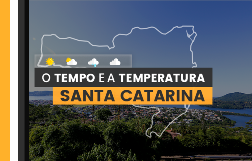 PREVISÃO DO TEMPO: terça-feira (11) sem chuvas em Santa Catarina