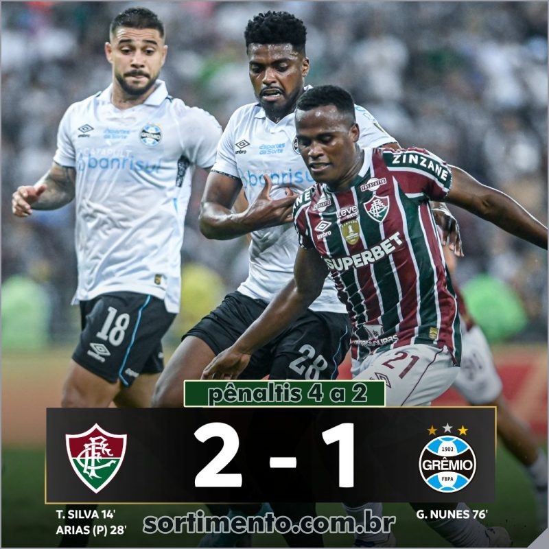 Copa Libertadores da América 2024 : Fluminense elimina Grêmio nos pênaltis