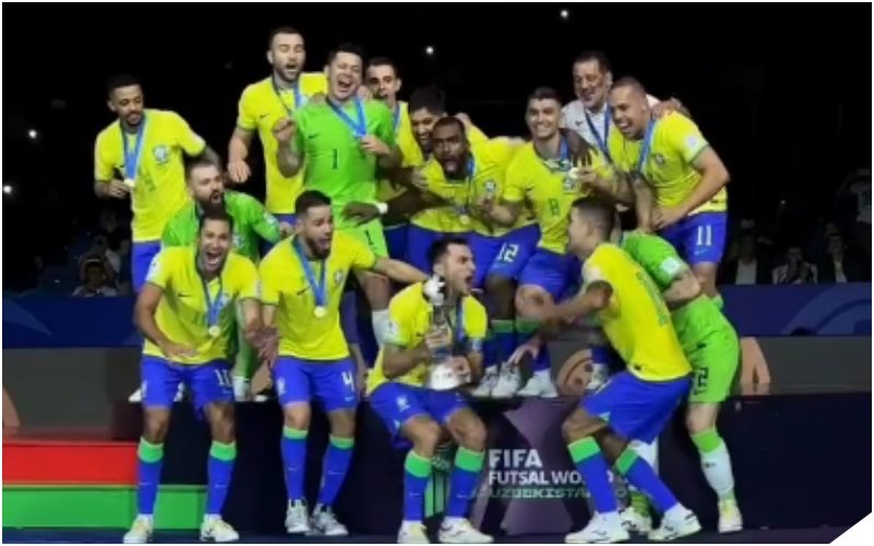 Seleção Brasileira conquista hexa da Copa do Mundo de Futsal