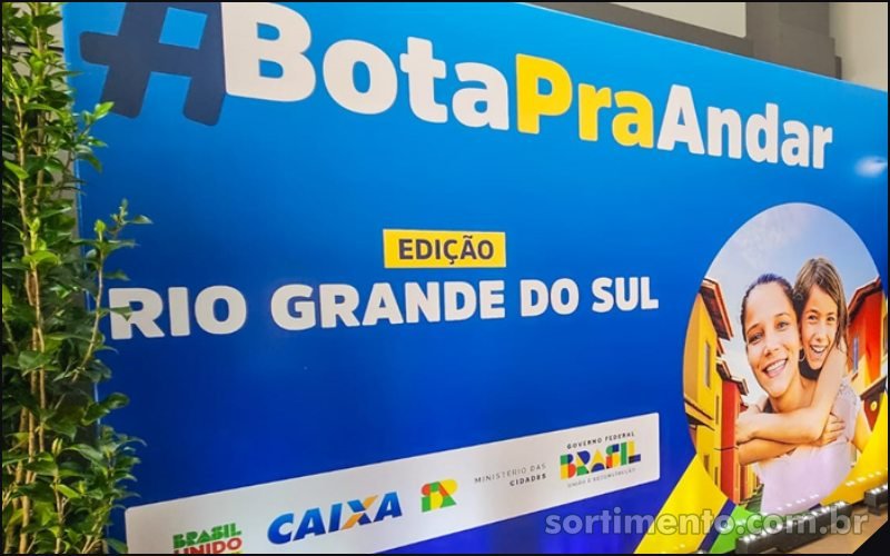 Programa #BotapraAndar da CAIXA - Minha Casa Minha Vida - sortimento.com.br