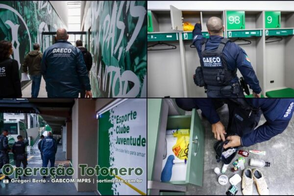 GAECO/MPRS faz operação para investigar jogador do Juventude envolvido em manipulação de resultados para apostas esportivas Futebol Juventude manipulação de resultados - Operação Totonero