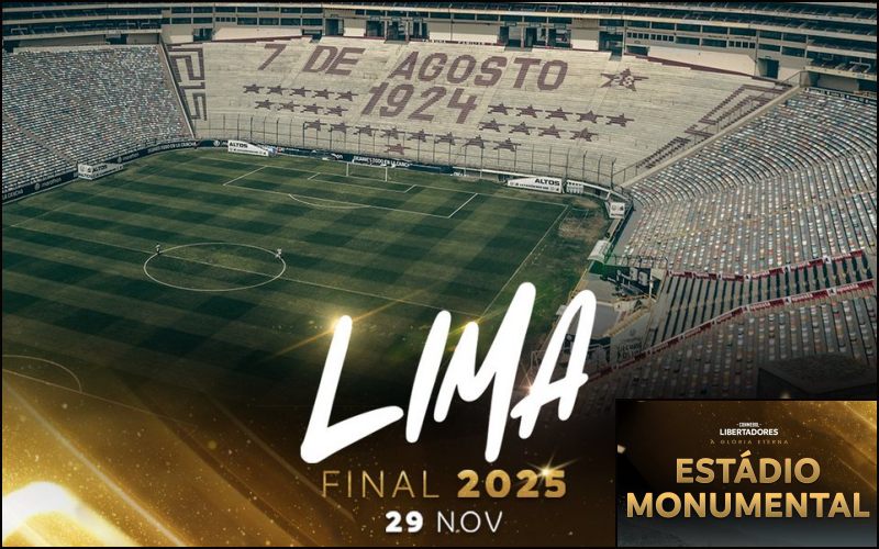 Final da Copa Libertadores da América 2025 será no Monumental de Lima