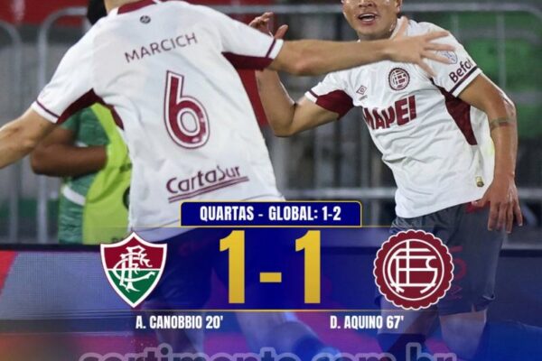 Fluminense cede empate ao Lanús no Maracanã e acaba eliminado da Sul-Americana Sortimento Futebol - Copa Sul Americana - Fluminense 1 x 1 Lanus