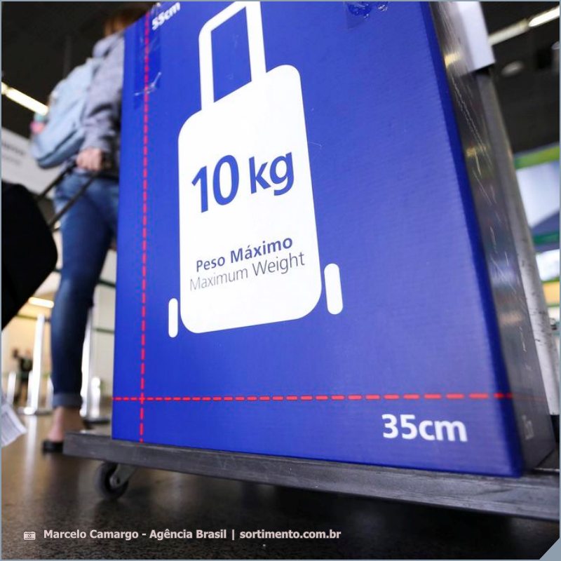 Gratuidade da bagagem de mãos em voos domésticos - Sortimento Transporte