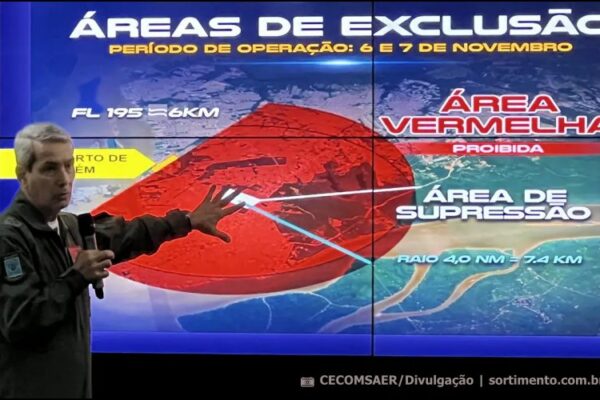Força Aérea Brasileira na COP30 : espaço aéreo terá restrições na região do evento