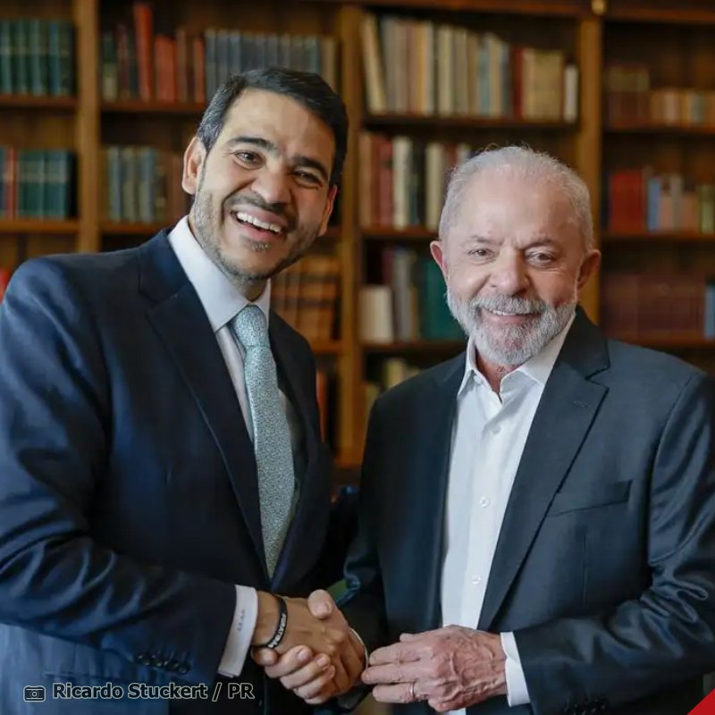 Presidente Luiz Inácio Lula da Silva indica Jorge Messias para vaga de ministro do Supremo Tribunal Federal (STF)