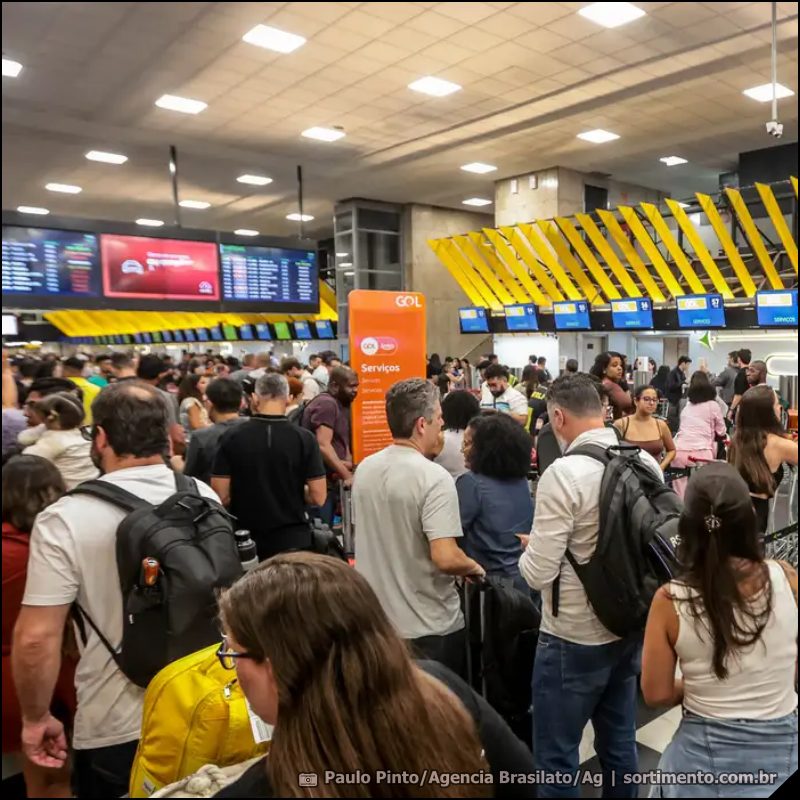 Ventania que superou 90 quilômetros por hora fez Congonhas cancelar 87 decolagens e 80 pousos