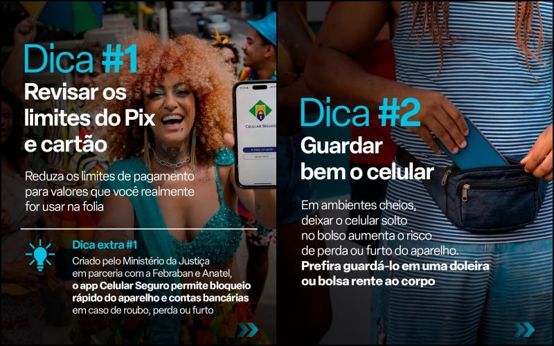 Febraban dá dicas de segurança no Carnaval