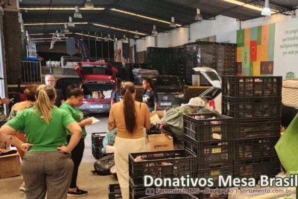 Fecomércio MG envia alimentos e donativos às famílias atingidas por chuvas em Juiz de Fora e Ubá