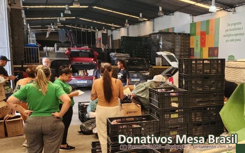 Fecomércio MG envia alimentos e donativos às famílias atingidas por chuvas em Juiz de Fora e Ubá