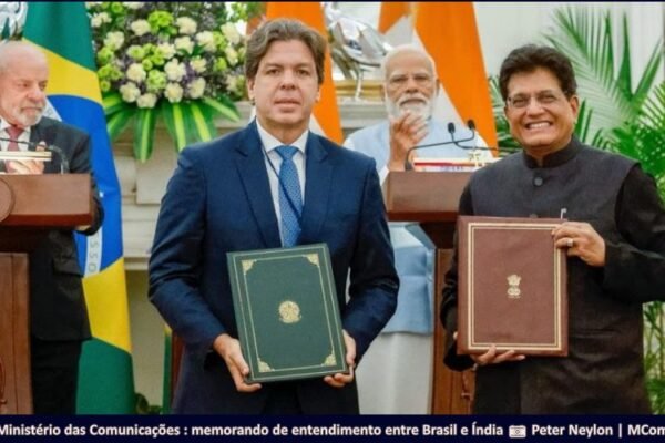 Ministério das Comunicações : memorando de entendimento entre Brasil e Índia