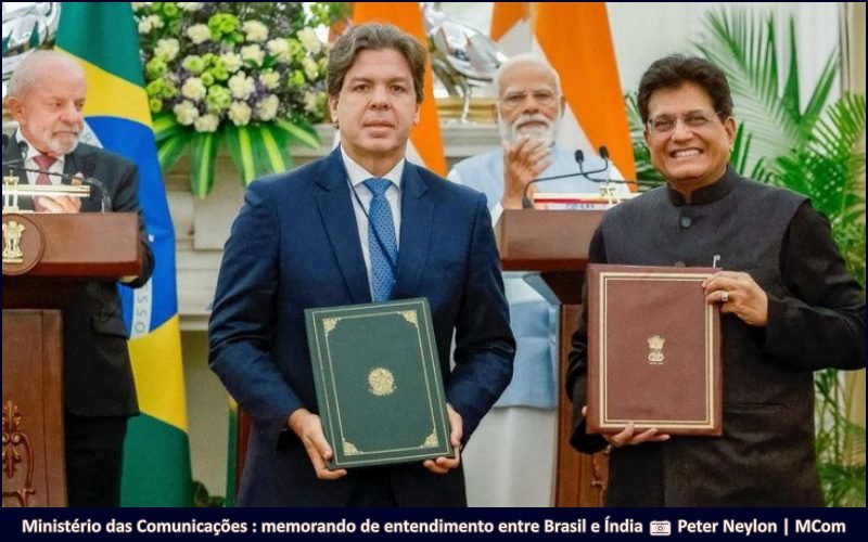 Ministério das Comunicações : memorando de entendimento entre Brasil e Índia