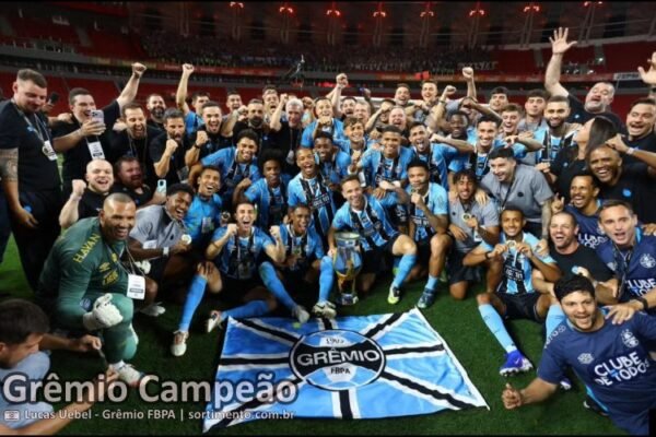 Inter 1 x 1 Grêmio - Grêmio Campeão Campeonato Gaúcho 2026 - Sortimento Futebol