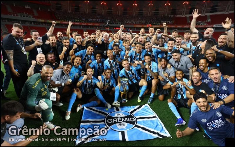 Inter 1 x 1 Grêmio - Grêmio Campeão Campeonato Gaúcho 2026 - Sortimento Futebol