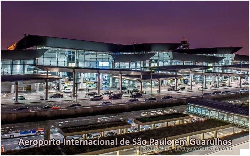 Aeroporto Internacional de São Paulo, em Guarulhos - sortimento.com.br