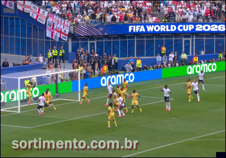 Copa do Mundo Fifa 2026 : Inglaterra 0 x 0 Gana