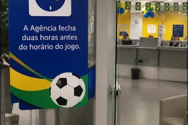 Horário dos bancos nos dias de jogos da Seleção Brasileira de Futebol na Copa do Mundo 2026 - sortimento.com.br