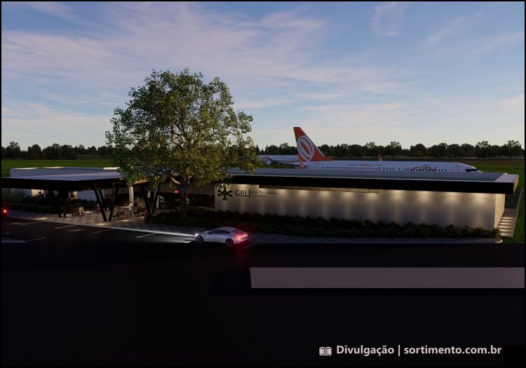 Aeroporto Sepé Tiaraju, em Santo Ângelo / RS - sortimento.com.br