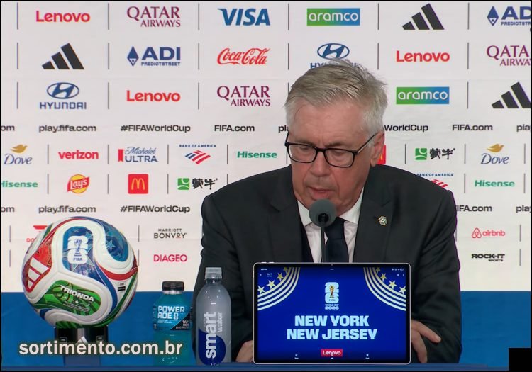 Carlo Ancelotti fracassou na Copa do Mundo