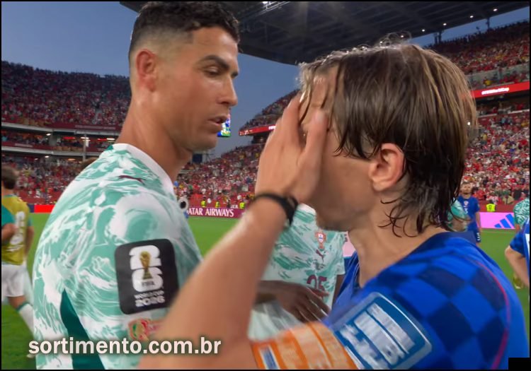 Cristiano Ronaldo e Luka Modrić