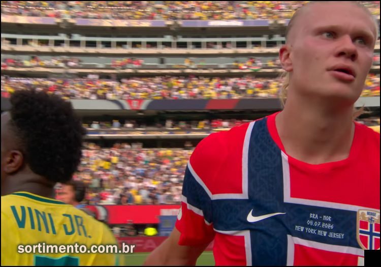 Vini Jr e Erling Haaland