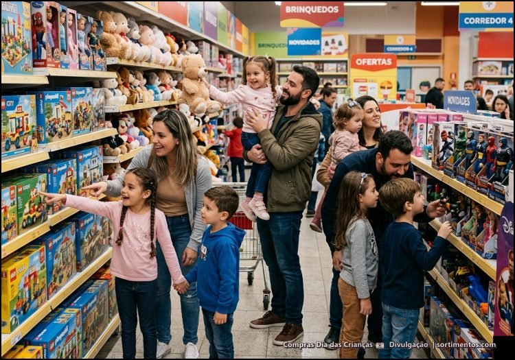 Compras Dia das Crianças - Sortimento Lojas de Brinquedos